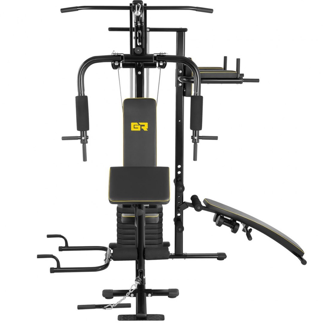 Atlas do ćwiczeń wielofunkcyjny domowa siłownia 7- stanowisk do 120 kg GYMREX Atlas do ćwiczeń wielofunkcyjny domowa siłownia 7- stanowisk do 120 kg GYMREX