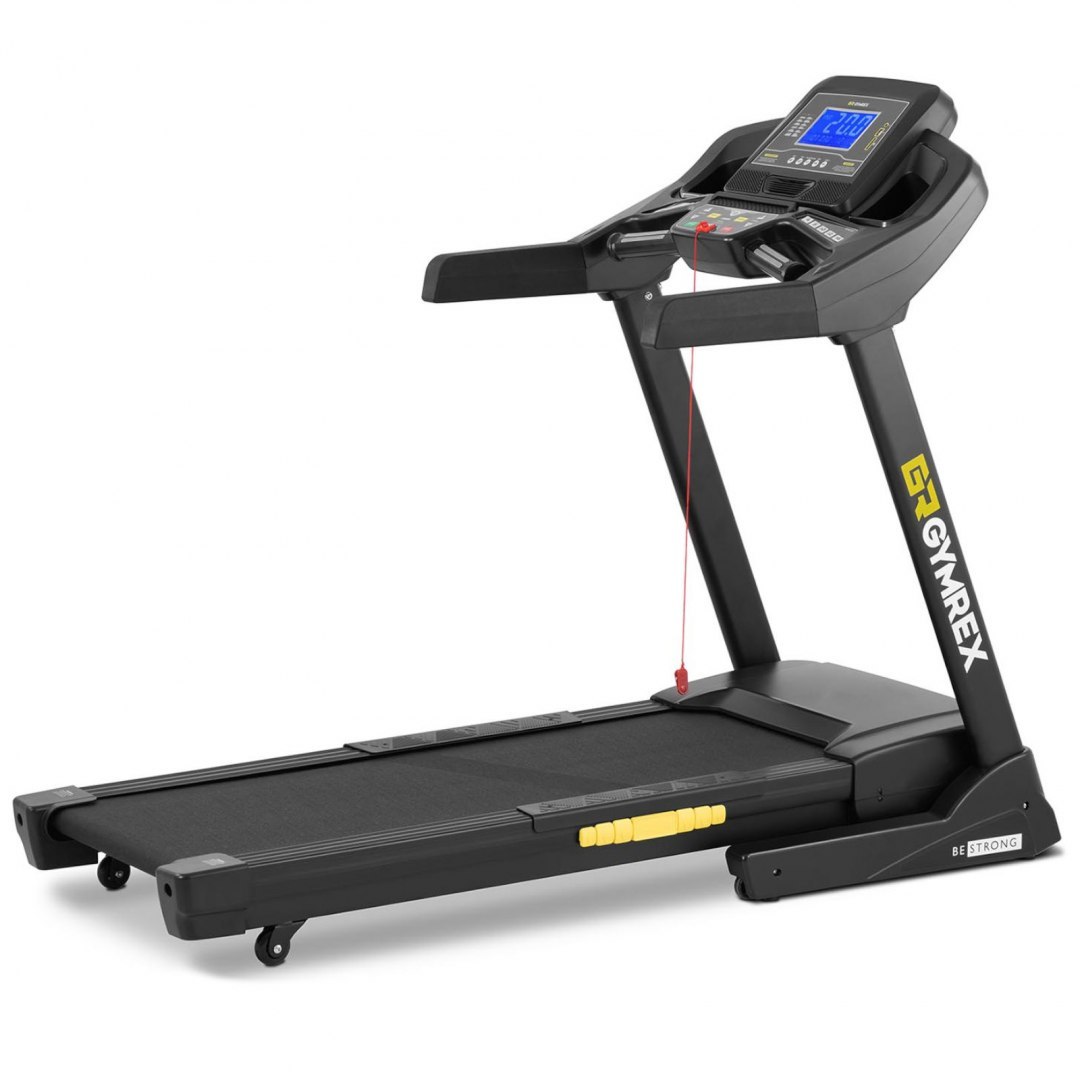 Bieżnia elektryczna składana treningowa do 150 kg 12 programów wentylator LCD 1837 W GYMREX Bieżnia elektryczna składana treningowa do 150 kg 12 programów wentylator LCD 1837 W GYMREX