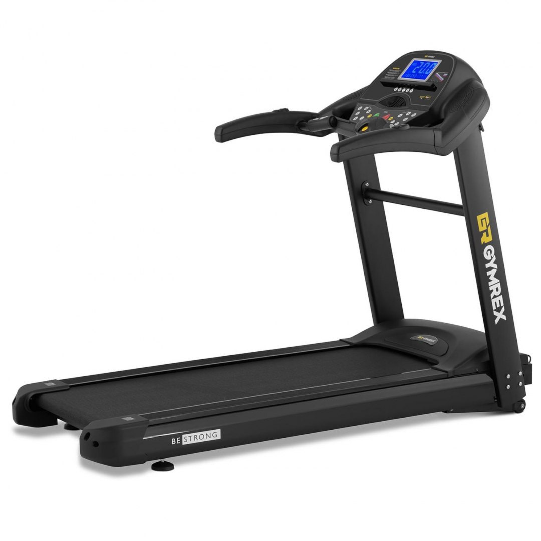Bieżnia elektryczna treningowa profesjonalna do 120 kg 12 programów LCD 1837 W GYMREX Bieżnia elektryczna treningowa profesjonalna do 120 kg 12 programów LCD 1837 W GYMREX