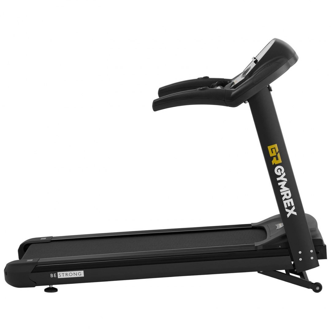 Bieżnia elektryczna treningowa profesjonalna do 120 kg 12 programów LCD 1837 W GYMREX Bieżnia elektryczna treningowa profesjonalna do 120 kg 12 programów LCD 1837 W GYMREX
