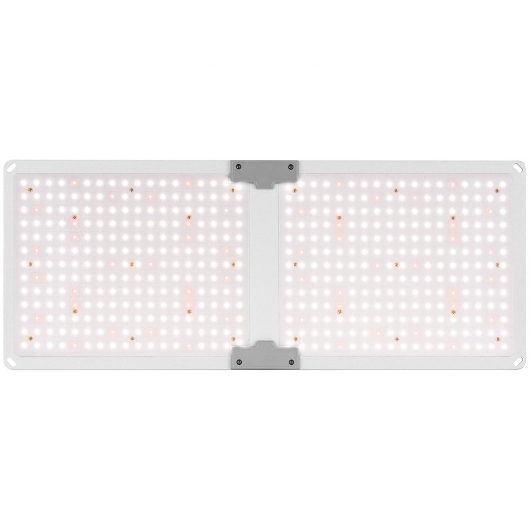 Lampa do uprawy wzrostu roślin pełne spektrum 60 x 24 cm 468 LED 2000 W srebrna Hillvert Lampa do uprawy wzrostu roślin pełne spektrum 60 x 24 cm 468 LED 2000 W srebrna Hillvert