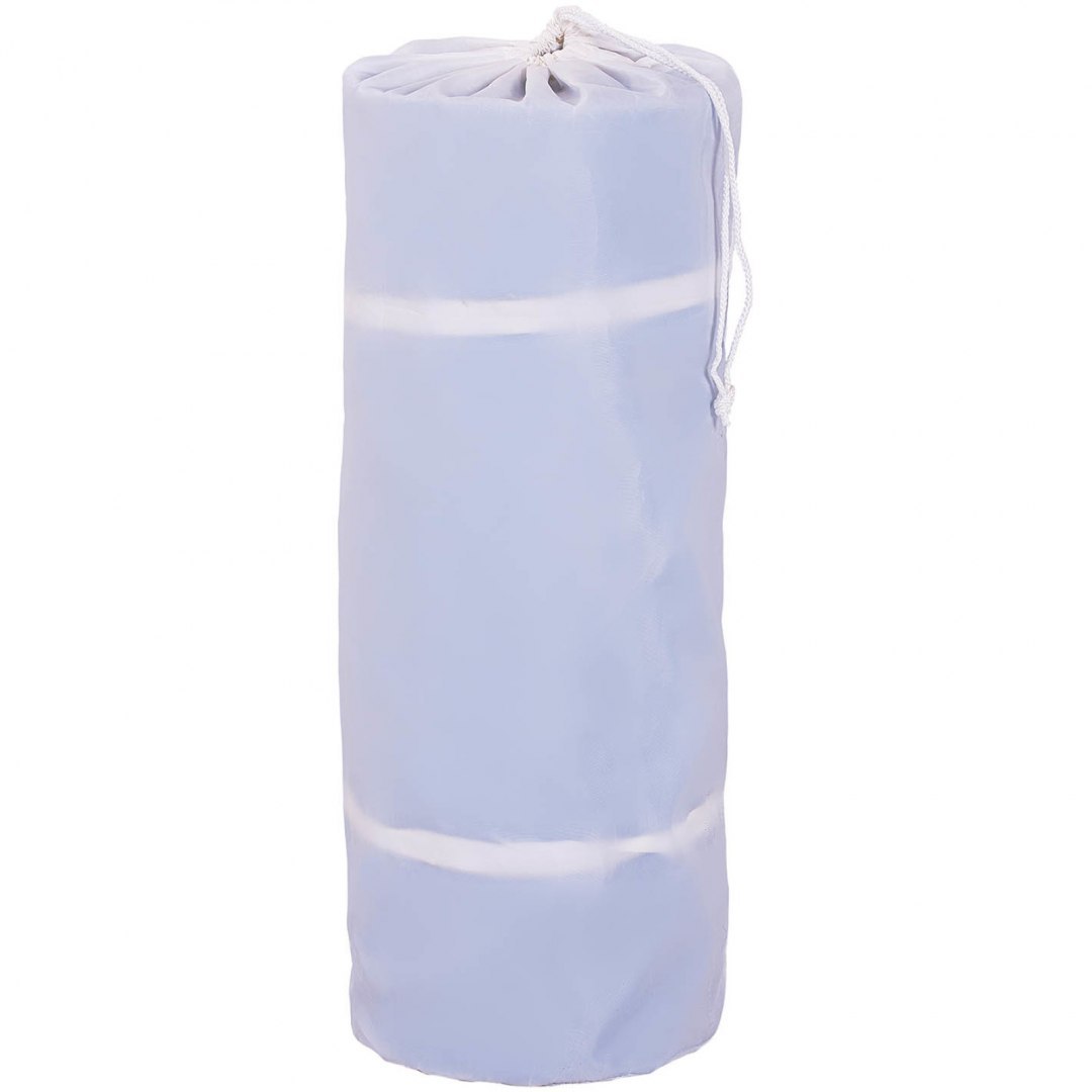 Mata materac ścieżka gimnastyczna akrobatyczna nadmuchiwana 300 x 200 x 20 cm niebiesko-biała GYMREX