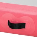 Mata materac ścieżka gimnastyczna akrobatyczna nadmuchiwana 600 x 100 x 20 cm różowa GYMREX