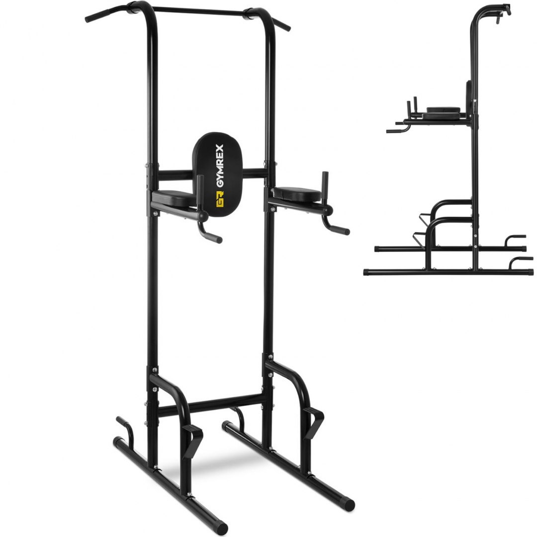 Poręcz drążek do ćwiczeń wielofunkcyjny domowa siłownia 4 stanowiska do 110 kg GYMREX Poręcz drążek do ćwiczeń wielofunkcyjny domowa siłownia 4 stanowiska do 110 kg GYMREX