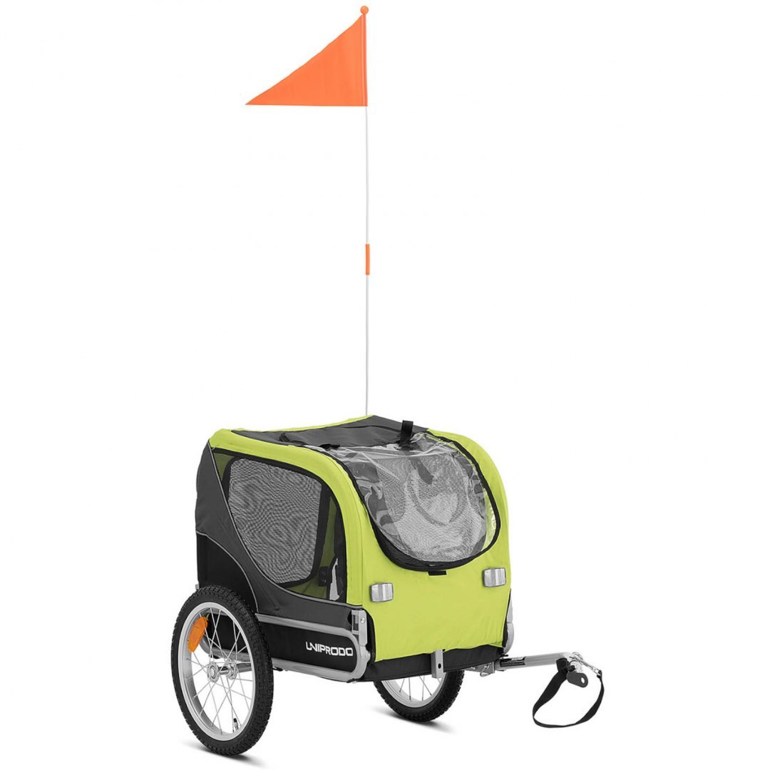 Przyczepka rowerowa transportowa dla psów zwierząt do 20 kg + plandeka UNIPRODO Przyczepka rowerowa transportowa dla psów zwierząt do 20 kg + plandeka UNIPRODO
