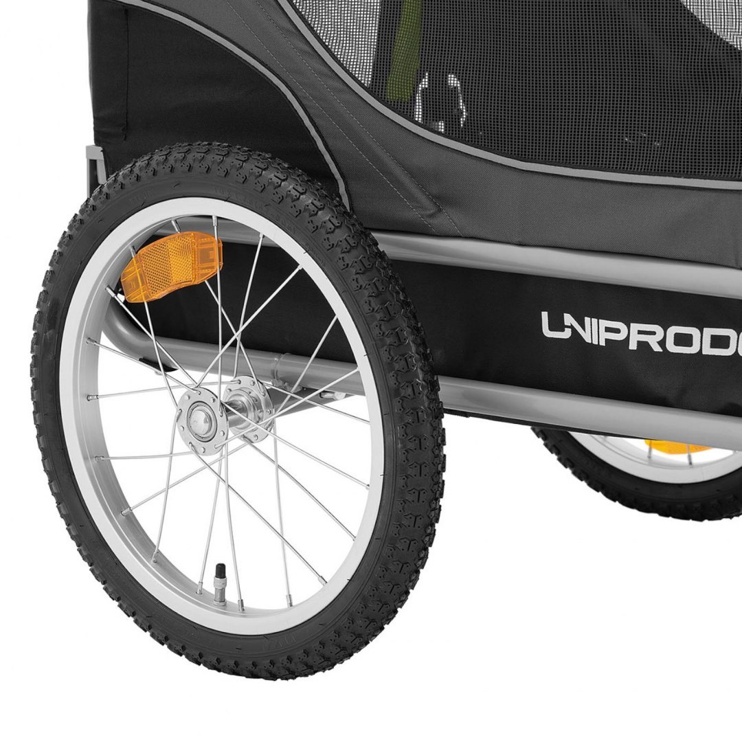 Przyczepka rowerowa transportowa dla psów zwierząt do 20 kg + plandeka UNIPRODO Przyczepka rowerowa transportowa dla psów zwierząt do 20 kg + plandeka UNIPRODO