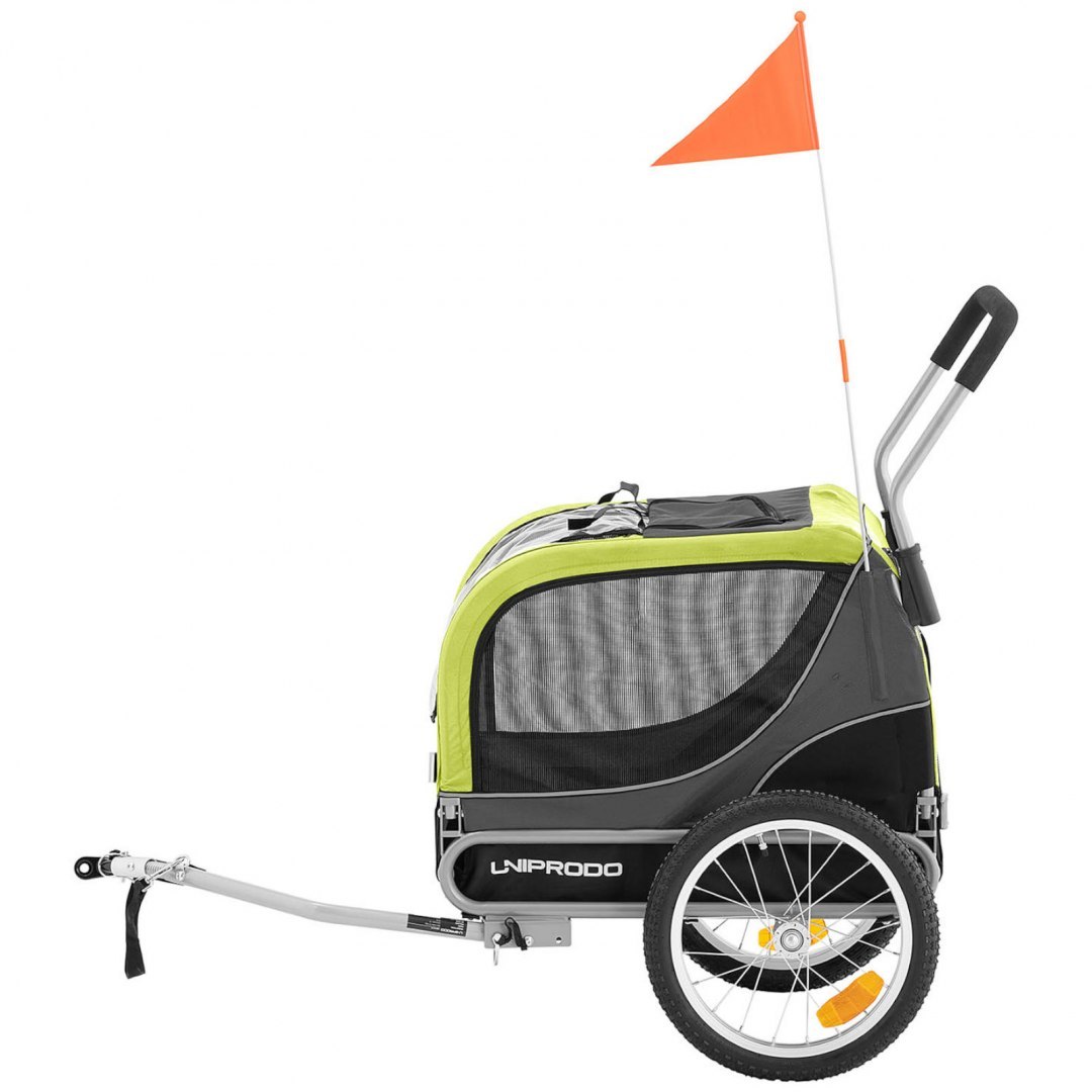 Przyczepka rowerowa transportowa dla psów zwierząt do 20 kg + plandeka UNIPRODO Przyczepka rowerowa transportowa dla psów zwierząt do 20 kg + plandeka UNIPRODO