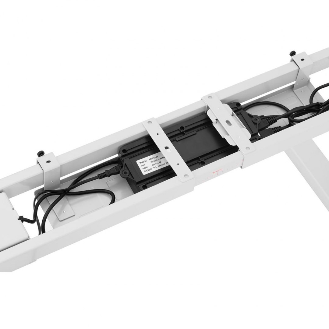 Stelaż rama biurka z elektryczną regulacją wysokości 62-128 cm do 100 kg BIAŁY FROMM&STARCK Stelaż rama biurka z elektryczną regulacją wysokości 62-128 cm do 100 kg BIAŁY FROMM&STARCK