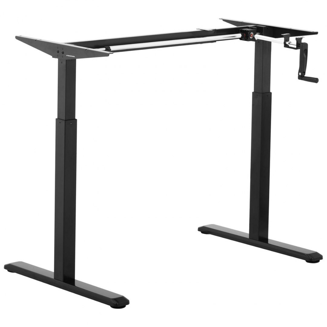 Stelaż rama biurka z ręczną regulacją wysokości 73-124 cm do 70 kg CZARNY FROMM&STARCK Stelaż rama biurka z ręczną regulacją wysokości 73-124 cm do 70 kg CZARNY FROMM&STARCK