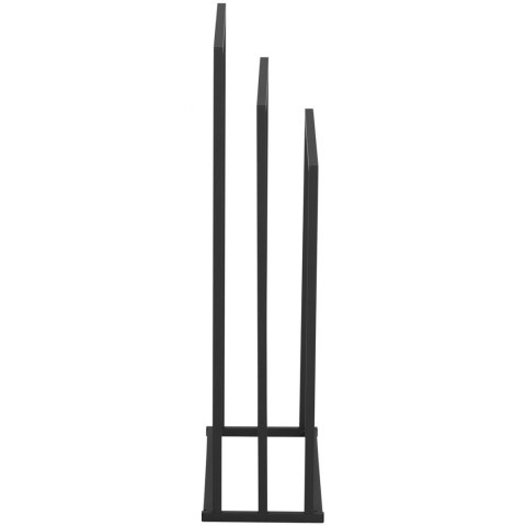 Stojak wieszak na 3 ręczniki wolnostojący podłogowy STAL 55 x 21.5 x 84 cm ciemnoszary Physa Stojak wieszak na 3 ręczniki wolnostojący podłogowy STAL 55 x 21.5 x 84 cm ciemnoszary Physa