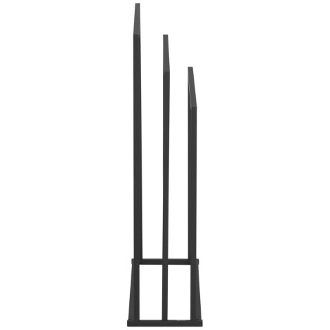 Stojak wieszak na 3 ręczniki wolnostojący podłogowy STAL 65 x 21.5 x 84 cm ciemnoszary Physa Stojak wieszak na 3 ręczniki wolnostojący podłogowy STAL 65 x 21.5 x 84 cm ciemnoszary Physa