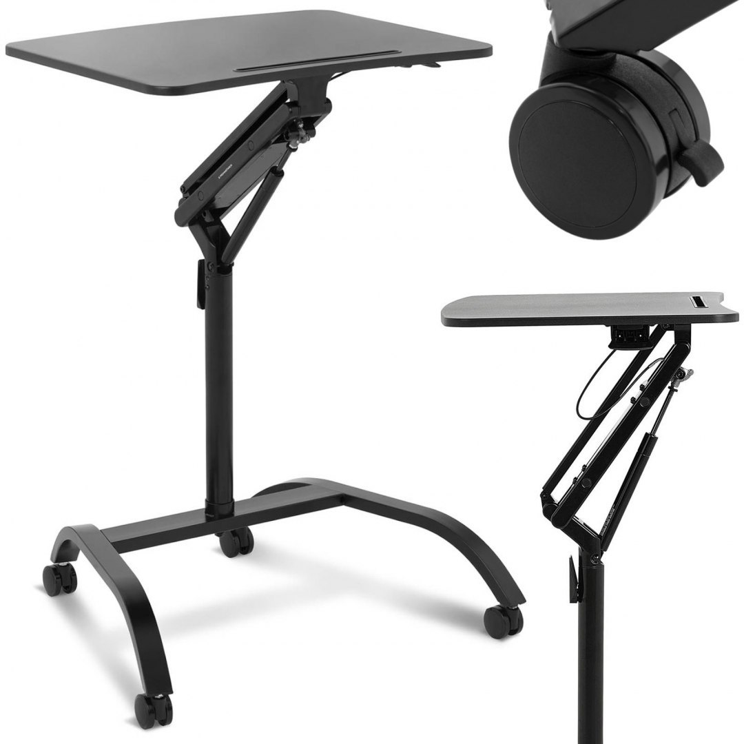 Stolik stojak pod laptopa mobilny na kółkach regulowany wys. 85-116 cm do 10 kg FROMM&STARCK Stolik stojak pod laptopa mobilny na kółkach regulowany wys. 85-116 cm do 10 kg FROMM&STARCK