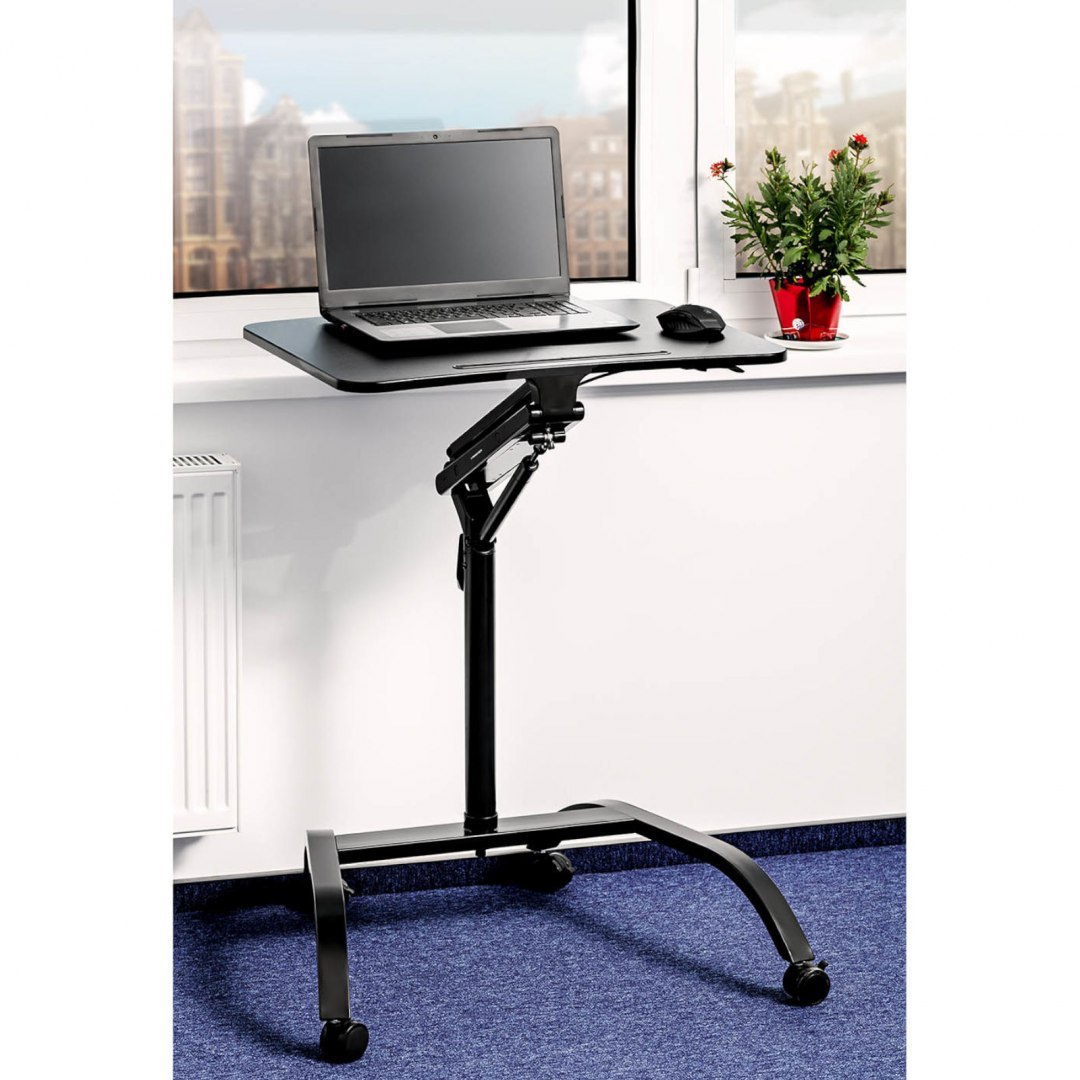 Stolik stojak pod laptopa mobilny na kółkach regulowany wys. 85-116 cm do 10 kg FROMM&STARCK Stolik stojak pod laptopa mobilny na kółkach regulowany wys. 85-116 cm do 10 kg FROMM&STARCK