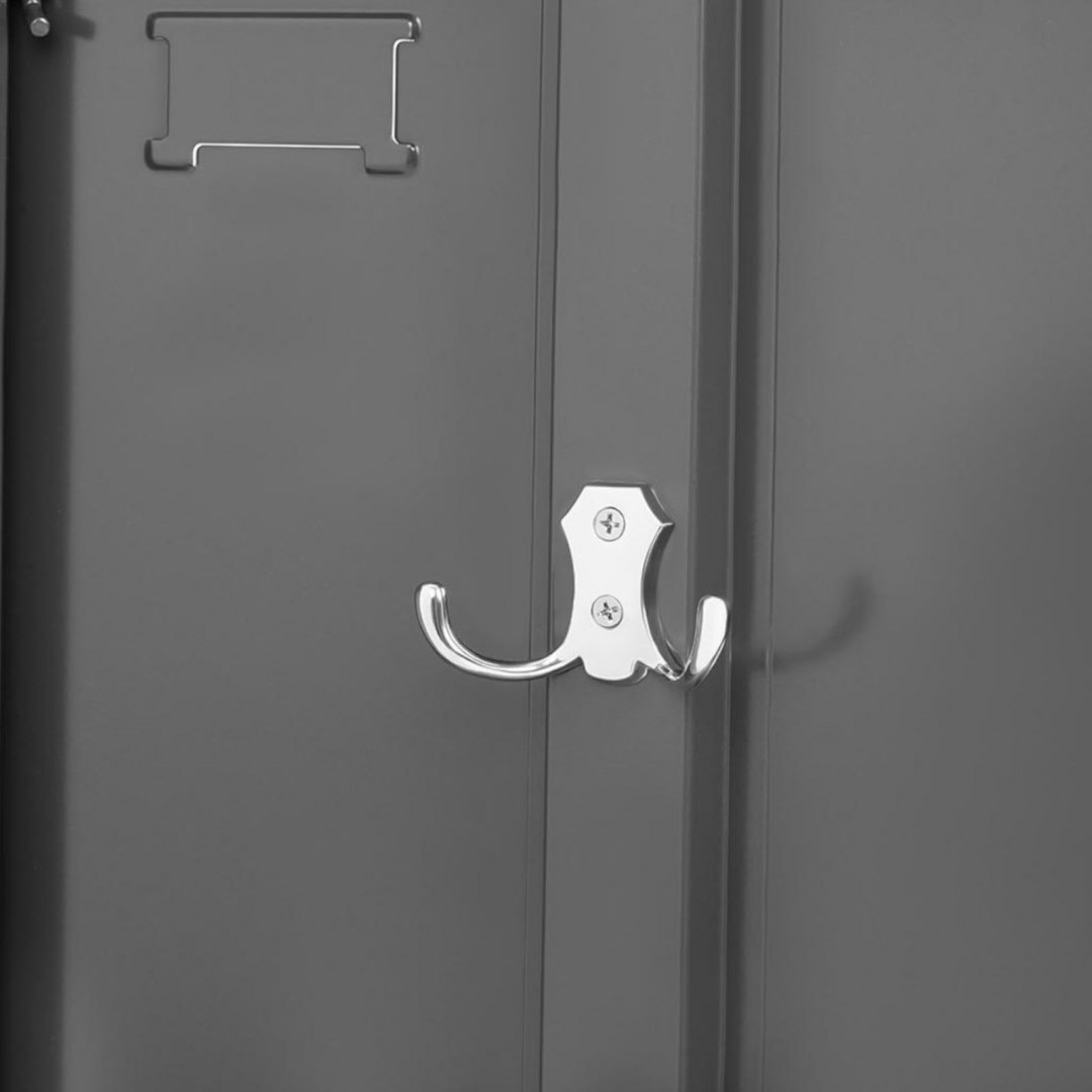 Szafa skrytka socjalna ubraniowa metalowa z zamkami na klucz 2-drzwiowa FROMM&amp;STARCK