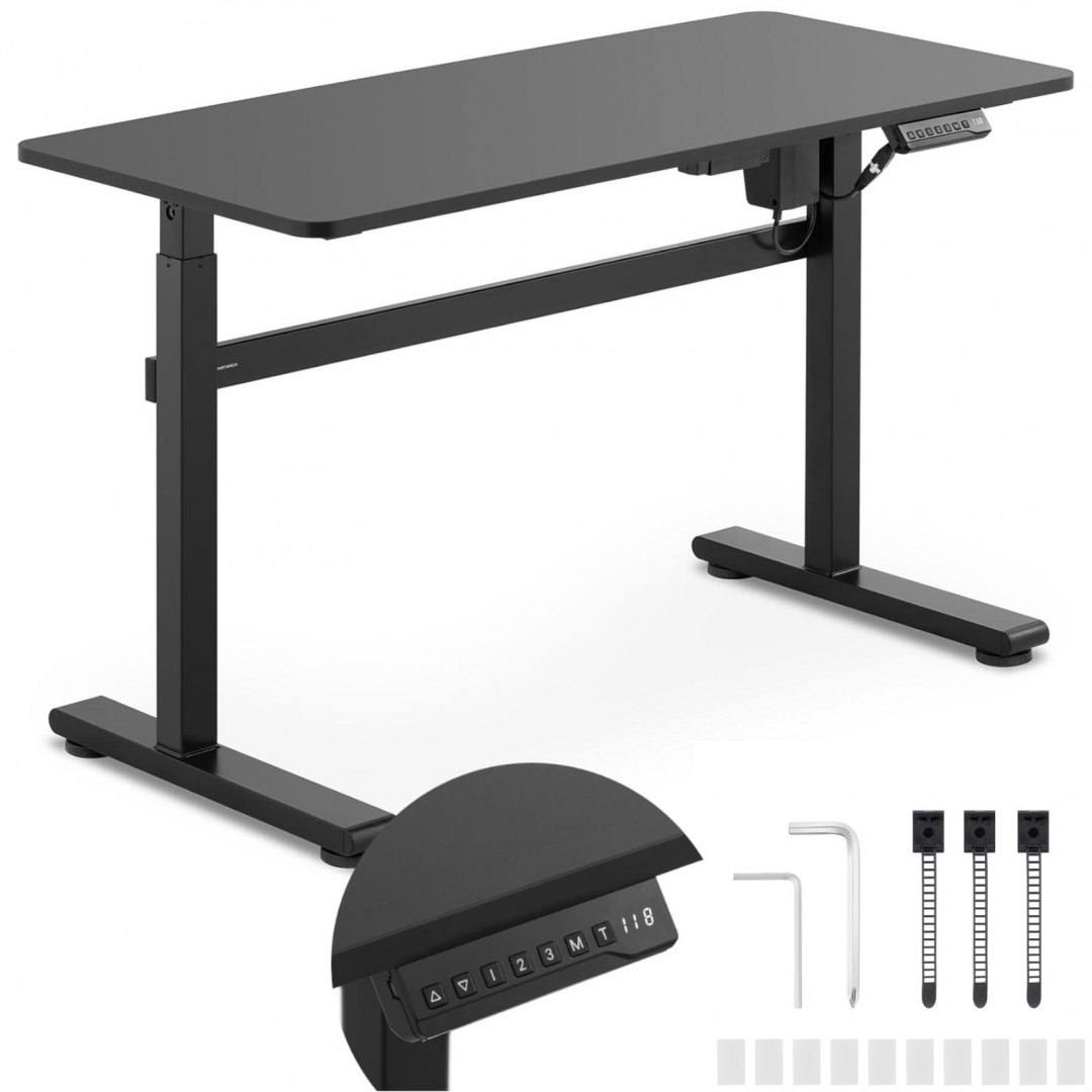 Biurko eletryczne z regulacją wysokości wys. 73-118 cm blat 118x58 cm FROMM&STARCK Biurko eletryczne z regulacją wysokości wys. 73-118 cm blat 118x58 cm FROMM&STARCK