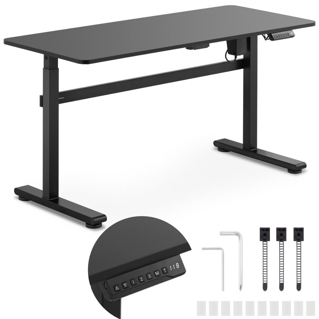 Biurko eletryczne z regulacją wysokości wys. 73-118 cm blat 140x60 cm FROMM&STARCK Biurko eletryczne z regulacją wysokości wys. 73-118 cm blat 140x60 cm FROMM&STARCK