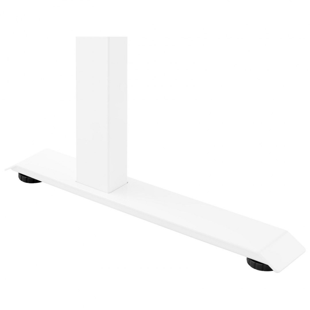 Biurko z regulacją wysokości eletryczne blat 120x60 cm wys. 730-1233 mm BIAŁO-BRĄZOWE FROMM&STARCK Biurko z regulacją wysokości eletryczne blat 120x60 cm wys. 730-1233 mm BIAŁO-BRĄZOWE FROMM&STARCK