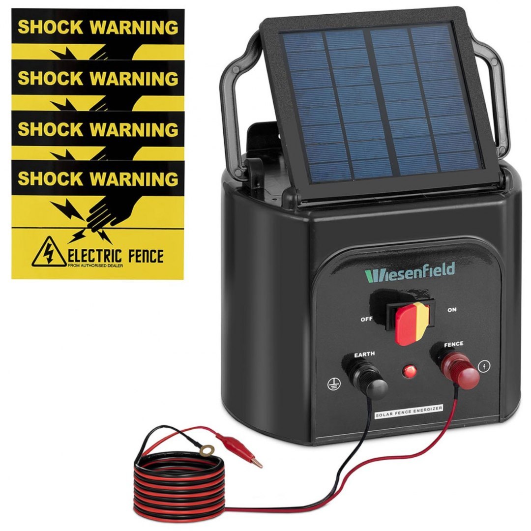Elektryzator pastuch solarny do ogrodzeń elektrycznych do 20 km 1.2 J WIESENFIELD Elektryzator pastuch solarny do ogrodzeń elektrycznych do 20 km 1.2 J WIESENFIELD