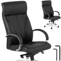Fotel krzesło biurowe obrotowe regulowane EKOSKÓRA eleganckie maks. 100 kg FROMM&amp;STARCK