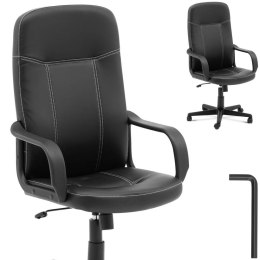 Fotel krzesło biurowe obrotowe regulowane EKOSKÓRA maks. 100 kg FROMM&amp;STARCK
