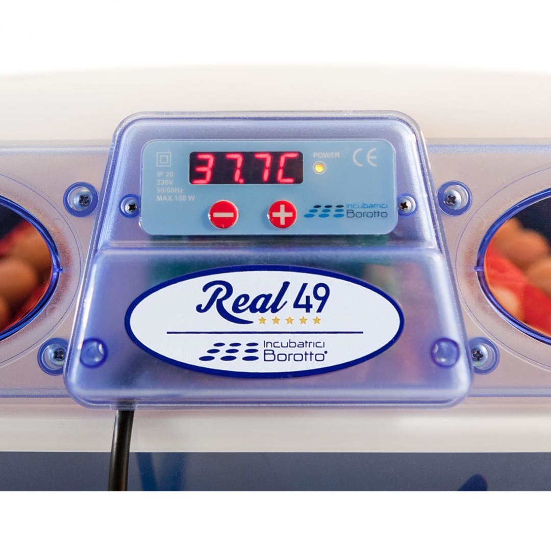 Inkubator wylęgarka do 49 jaj kurzych półautomatyczna profesjonalna ZESTAW 150 W BOROTTO