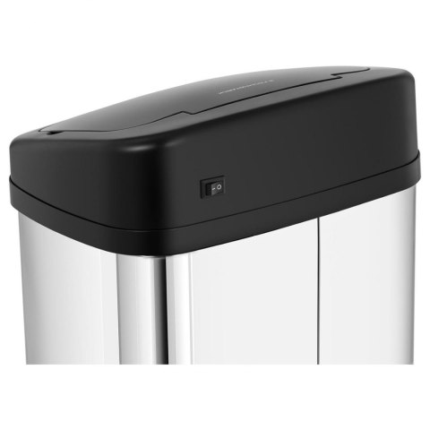 Kosz na śmieci automatyczny bezdotykowy prostokątny z czujnikiem ruchu 30 cm 30 l FROMM&STARCK Kosz na śmieci automatyczny bezdotykowy prostokątny z czujnikiem ruchu 30 cm 30 l FROMM&STARCK
