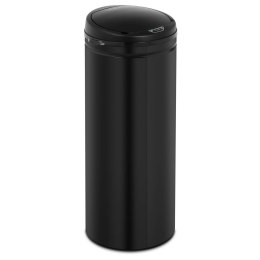 Kosz na śmieci automatyczny bezdotykowy z pojemnikiem i czujnikiem ruchu zasięg 30 cm 50 l CZARNY FROMM&STARCK