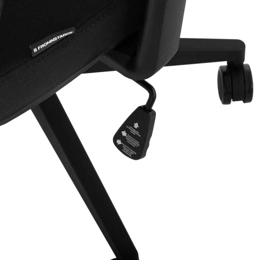 Krzesło fotel biurowy ergonomiczny z oparciem siatkowym i podparciem lędźwi maks. 150 kg FROMM&STARCK Krzesło fotel biurowy ergonomiczny z oparciem siatkowym i podparciem lędźwi maks. 150 kg FROMM&STARCK