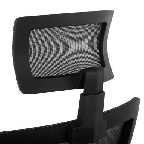 Krzesło fotel biurowy siatkowy ergonomiczny z podparciem lędźwi i zagłówkiem maks. 150 kg FROMM&STARCK Krzesło fotel biurowy siatkowy ergonomiczny z podparciem lędźwi i zagłówkiem maks. 150 kg FROMM&STARCK
