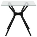 Stół stolik szklany kwadratowy do domu biura maks. 150 kg 80x80 cm FROMM&amp;STARCK