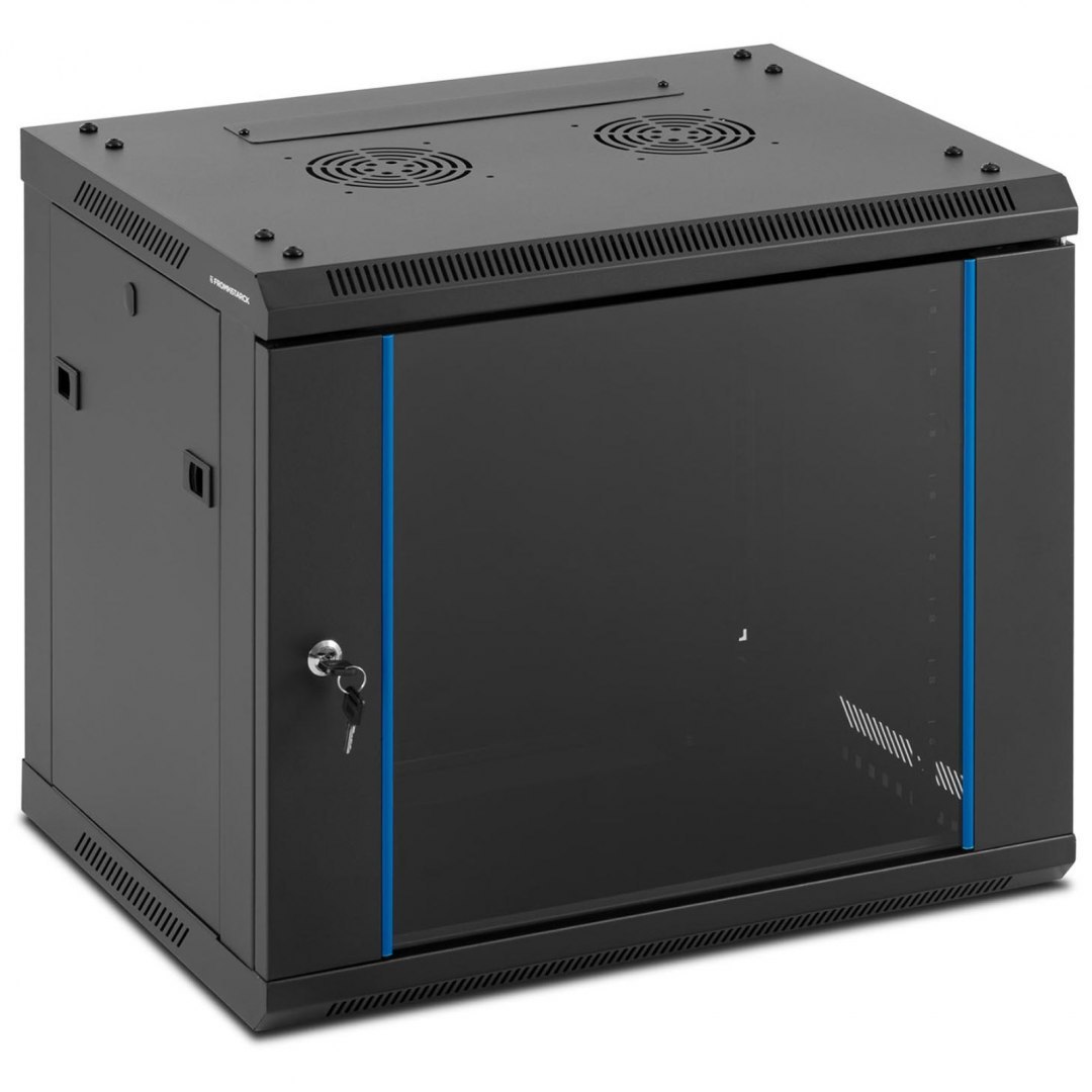 Szafa RACK serwerowa sieciowa wisząca 19'' 9U IP20 do 60 kg 60x45x51 cm CZARNA FROMM&STARCK Szafa RACK serwerowa sieciowa wisząca 19'' 9U IP20 do 60 kg 60x45x51 cm CZARNA FROMM&STARCK
