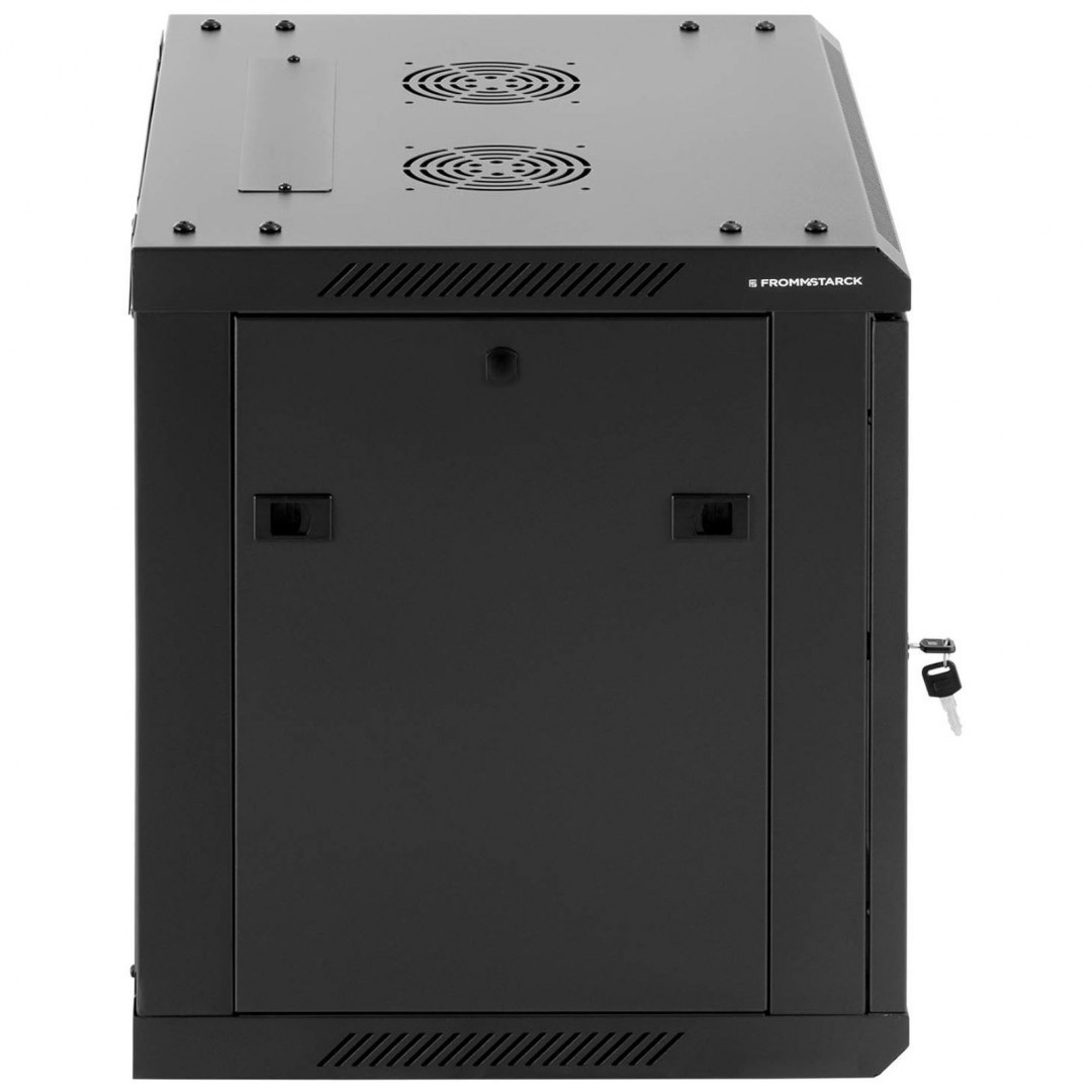 Szafa RACK serwerowa sieciowa wisząca 19'' 9U IP20 do 60 kg 60x45x51 cm CZARNA FROMM&STARCK Szafa RACK serwerowa sieciowa wisząca 19'' 9U IP20 do 60 kg 60x45x51 cm CZARNA FROMM&STARCK