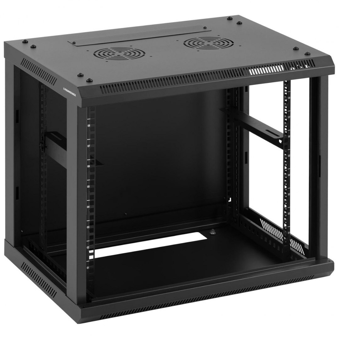 Szafa RACK serwerowa sieciowa wisząca 19'' 9U IP20 do 60 kg 60x45x51 cm CZARNA FROMM&STARCK Szafa RACK serwerowa sieciowa wisząca 19'' 9U IP20 do 60 kg 60x45x51 cm CZARNA FROMM&STARCK