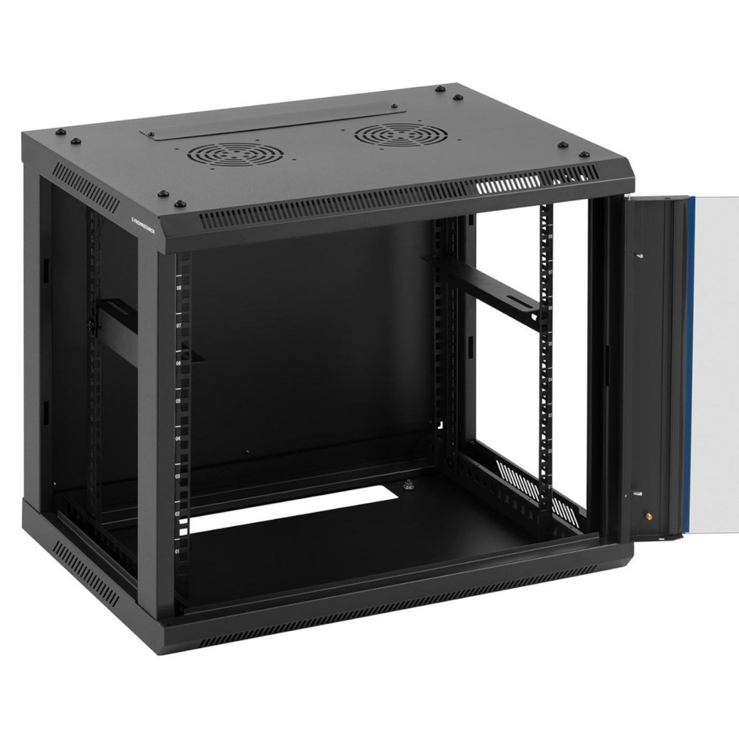 Szafa RACK serwerowa sieciowa wisząca 19'' 9U IP20 do 60 kg 60x45x51 cm CZARNA FROMM&STARCK Szafa RACK serwerowa sieciowa wisząca 19'' 9U IP20 do 60 kg 60x45x51 cm CZARNA FROMM&STARCK