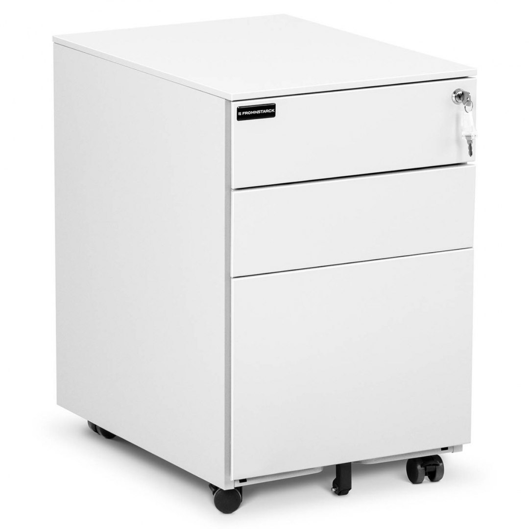 Szafka kontenerek pod biurko biurowy mobilny na kółkach 3 szuflady 53x39x60 cm FROMM&STARCK Szafka kontenerek pod biurko biurowy mobilny na kółkach 3 szuflady 53x39x60 cm FROMM&STARCK