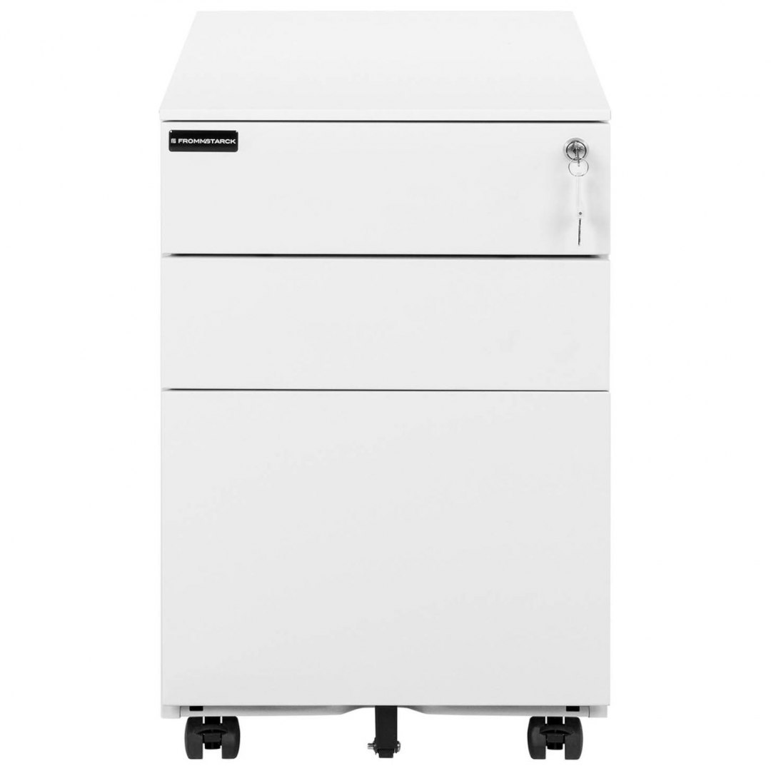 Szafka kontenerek pod biurko biurowy mobilny na kółkach 3 szuflady 53x39x60 cm FROMM&STARCK Szafka kontenerek pod biurko biurowy mobilny na kółkach 3 szuflady 53x39x60 cm FROMM&STARCK