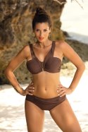 Kostium kąpielowy Amina M-658 (12) Brązowy 36