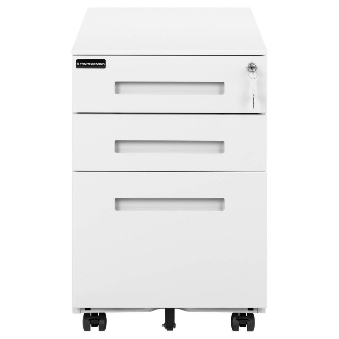 Szafka kontenerek pod biurko biurowy mobilny na kółkach 3 szuflady 39x39x59 cm FROMM&STARCK Szafka kontenerek pod biurko biurowy mobilny na kółkach 3 szuflady 39x39x59 cm FROMM&STARCK