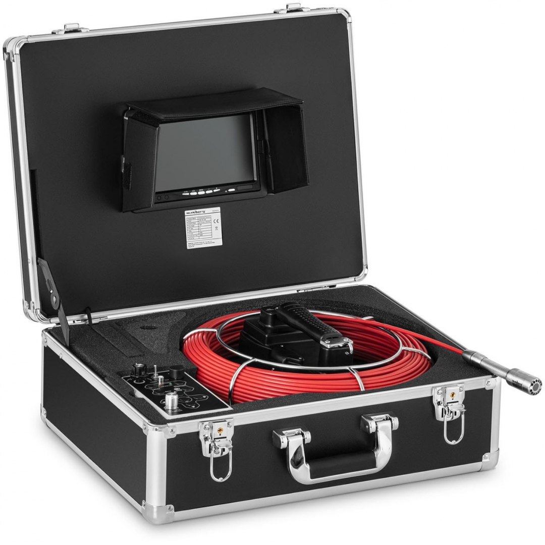 Endoskop kamera inspekcyjna LCD TFT 7'' śr. rur 40-80 mm dł. 50m Steinberg Systems Endoskop kamera inspekcyjna LCD TFT 7'' śr. rur 40-80 mm dł. 50m Steinberg Systems