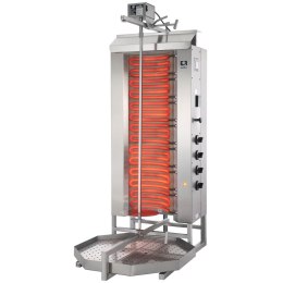 Grill piec opiekacz do kebaba gyrosa elektryczny profesjonalny POTIS wsad 80 kg 400 V 10.5 kW POTIS