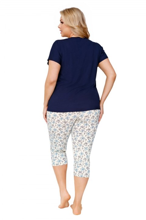 Piżama Aria Plus Dark Blue Granatowy 48 Piżama Aria Plus Dark Blue Granatowy 48
