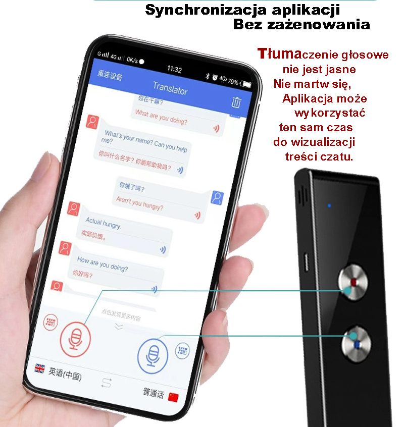Tłumacz symultaniczny mowy 43 języki obce Tłumacz symultaniczny mowy 43 języki obce