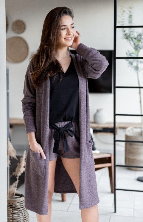 Kardigan Magnetism Brown Brown S/M Kardigan Magnetism Brown Brown S/M