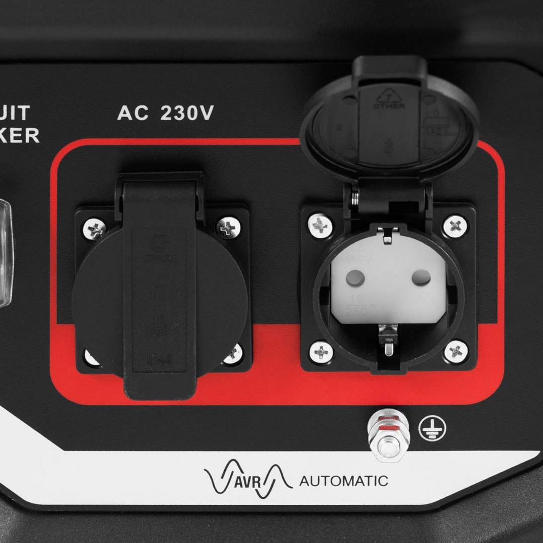 Agregat prądotwórczy generator prądu z rozruchem ręcznym 15 l 230 V 2200 W MSW Agregat prądotwórczy generator prądu z rozruchem ręcznym 15 l 230 V 2200 W MSW
