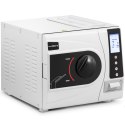 Autoklaw ciśnieniowo parowy do sterylizacji narzędzi 6 programów drukarka klasa B LCD 12 l Steinberg Systems