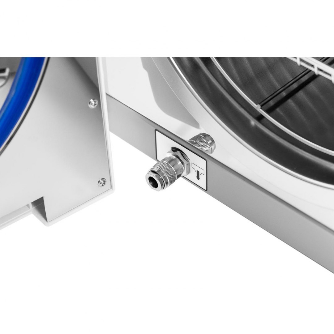 Autoklaw ciśnieniowo parowy do sterylizacji narzędzi 6 programów drukarka klasa B LCD 12 l Steinberg Systems