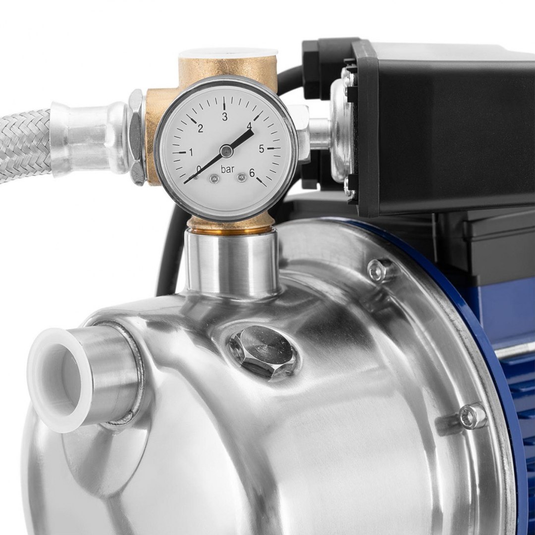 Pompa ciśnieniowa samozasysająca hydrofor do pompowania wody 24 l 4.8 m3/h 1003 W Hillvert Pompa ciśnieniowa samozasysająca hydrofor do pompowania wody 24 l 4.8 m3/h 1003 W Hillvert