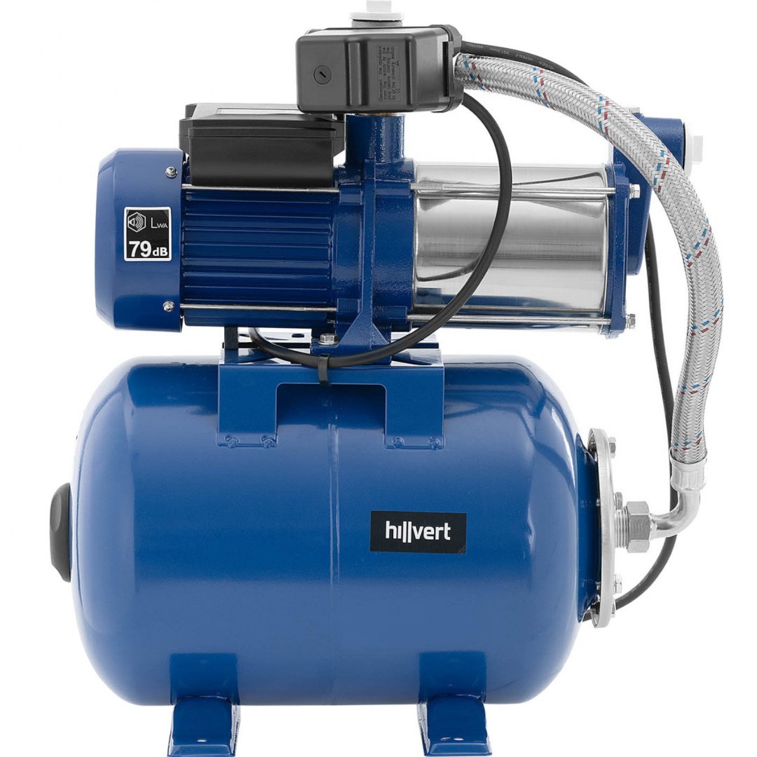 Pompa ciśnieniowa samozasysająca hydrofor do pompowania wody 24 l 5.9 m3/h 1200 W Hillvert Pompa ciśnieniowa samozasysająca hydrofor do pompowania wody 24 l 5.9 m3/h 1200 W Hillvert