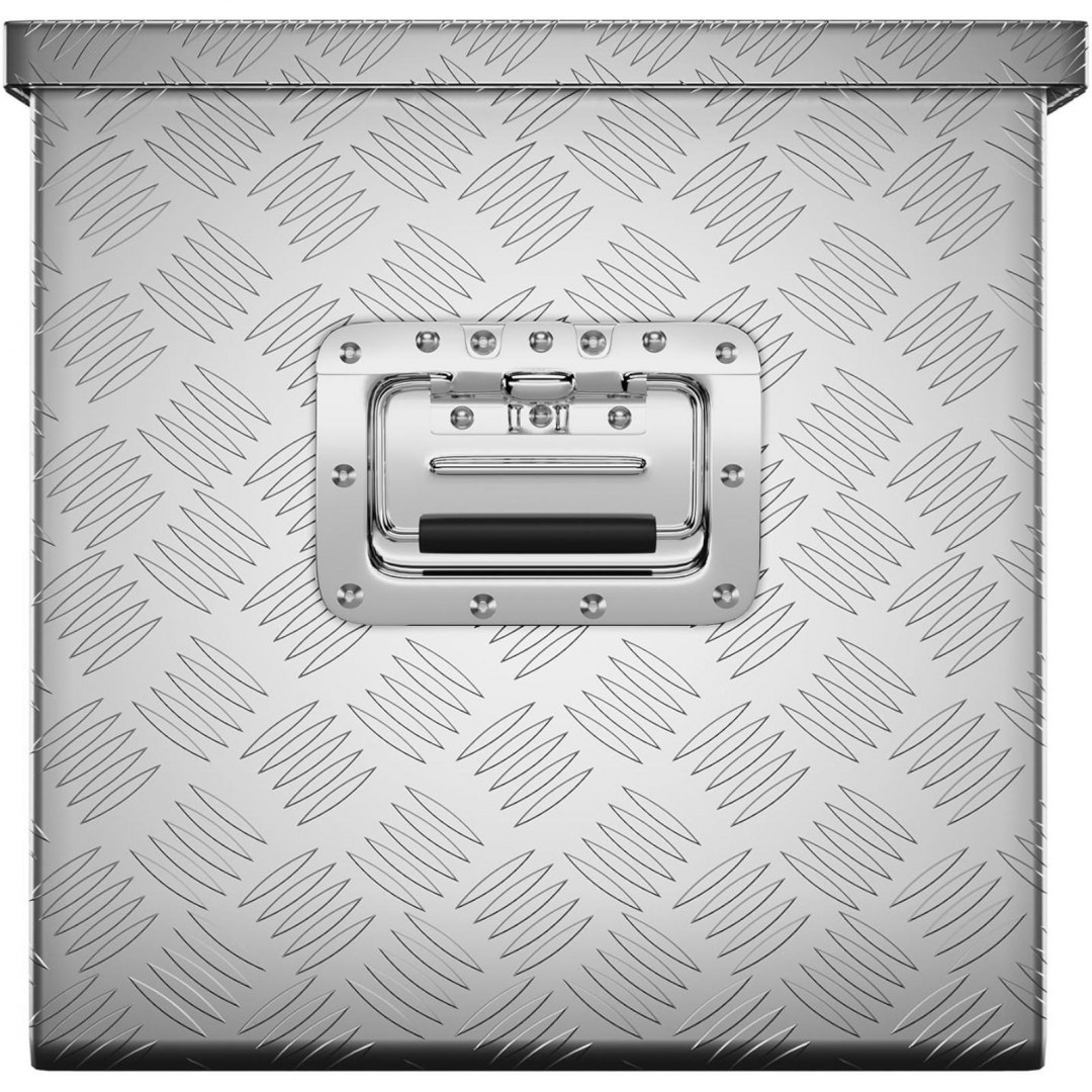Skrzynia narzędziowa transportowa aluminiowa zamykana na klucz 150 l 124 x 38.5 x 38.5 cm MSW Skrzynia narzędziowa transportowa aluminiowa zamykana na klucz 150 l 124 x 38.5 x 38.5 cm MSW