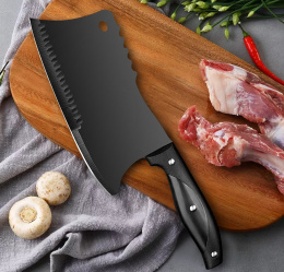 Tasak i nóż rzeźniczy do kości, mięsa i warzyw